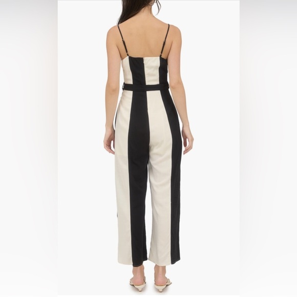 Blu Pepper Colorblock Wide Leg Jumpsuit - Picture 2 of 4